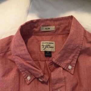 J Crew Mens button down slim fit- medium